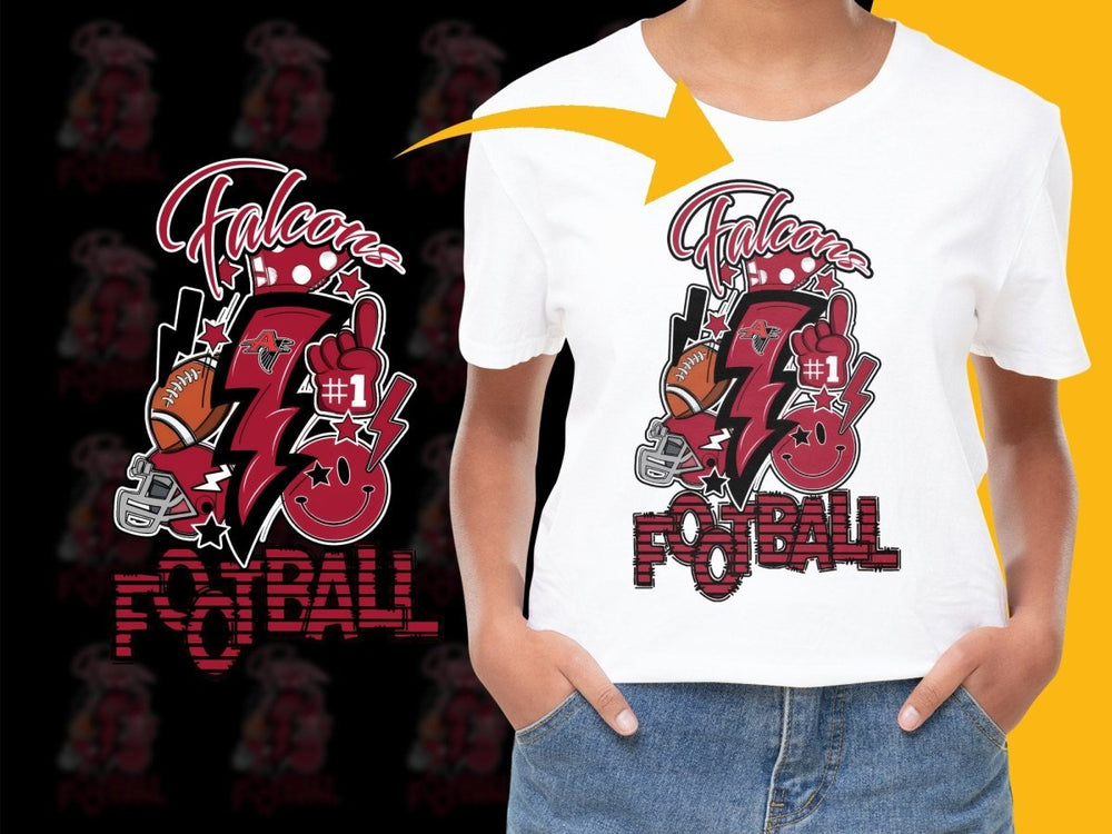 Falcons NFL Football Team Graphic PNG File - Teepew