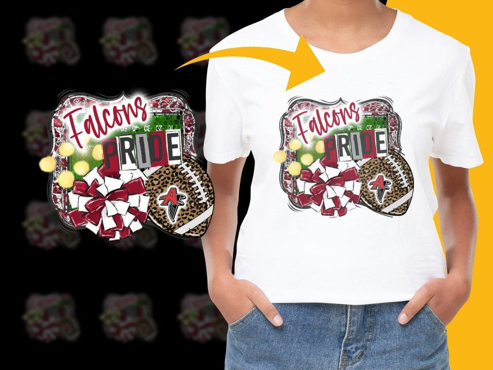 Falcons Pride Football Team Graphic PNG File - Teepew