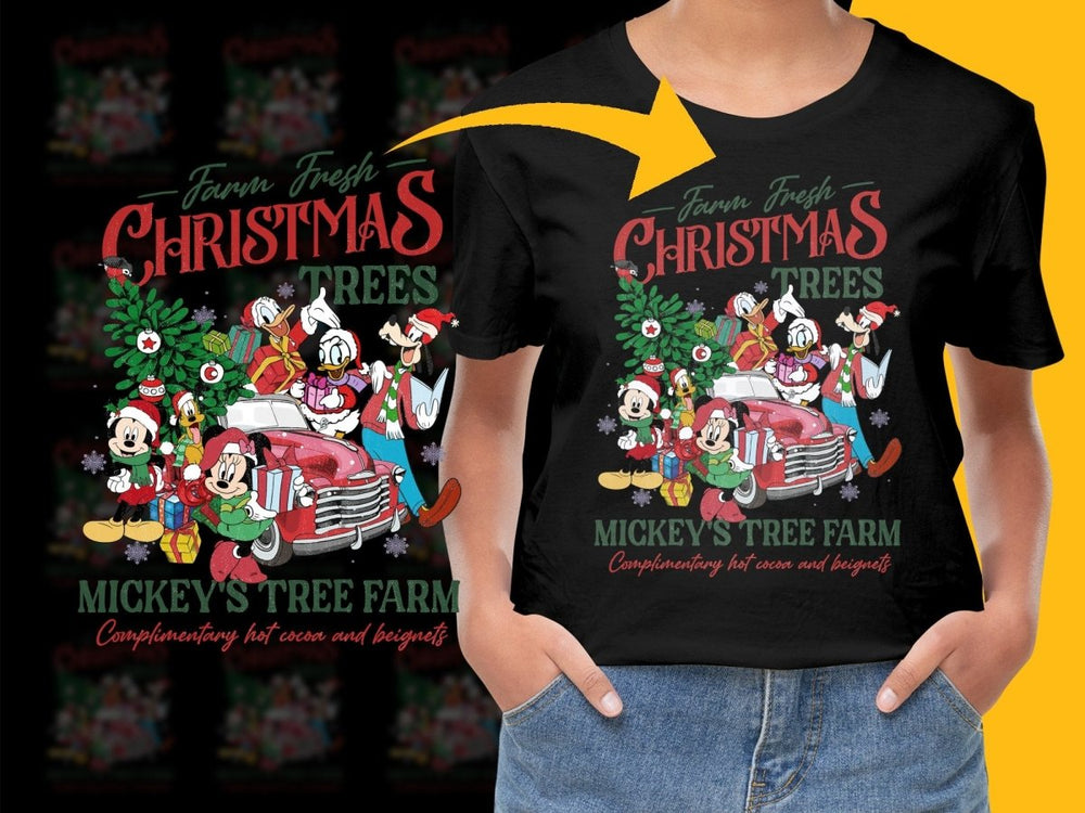 Farm Fresh Christmas Trees Mickey's Tree PNG File - Teepew