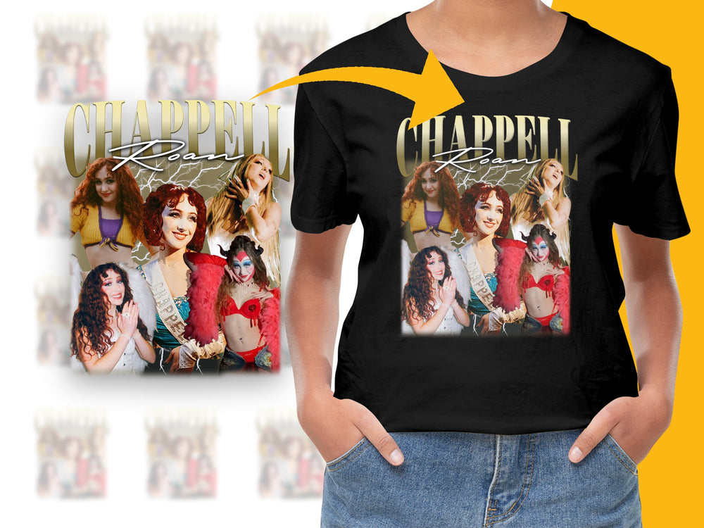 Chappell Roan Album Cover T-Shirt, Vintage Pop Music Tee, Fashionable Graphic Shirt, Fan Merchandise