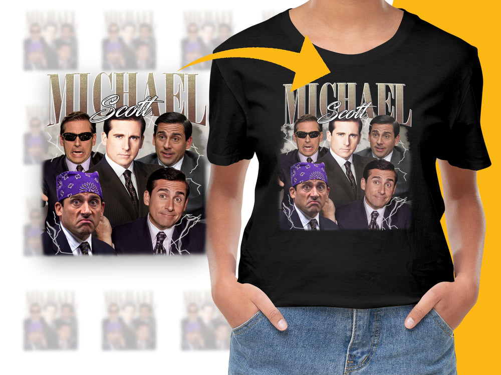 Michael Scott T-Shirt, The Office TV Show Inspired Graphic Tee, Funny Quote Apparel