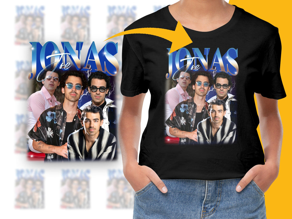 Jonas Brothers Band Graphic T-Shirt, Vintage Pop Music Tee, Concert Merch, Fan Gift Idea, Unisex Clothing Styles