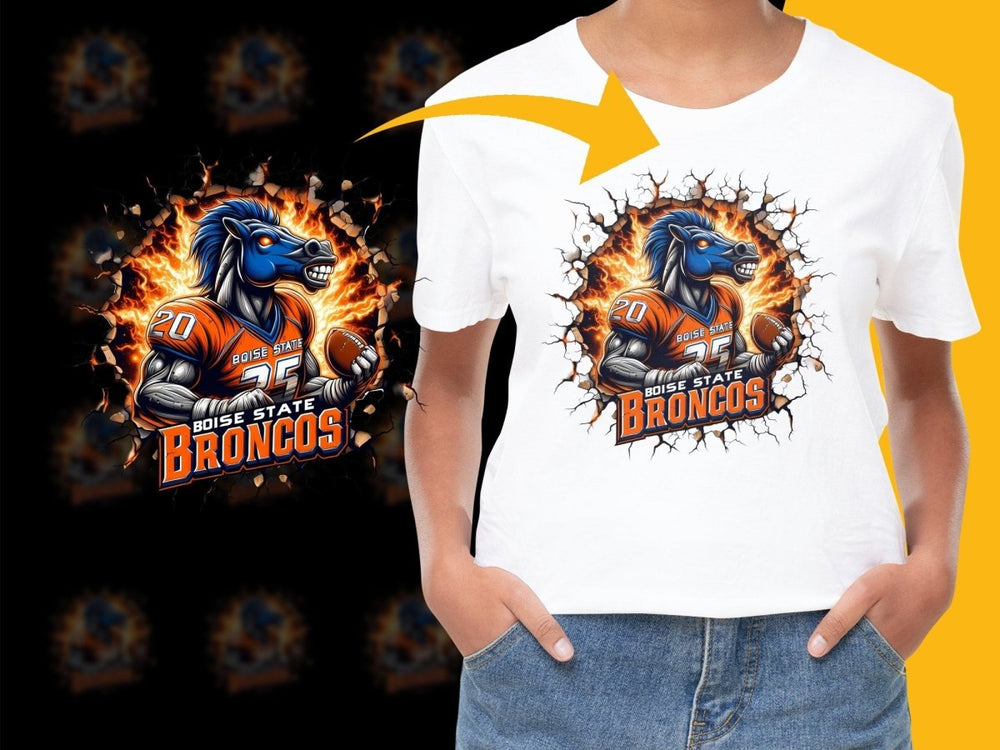 Fearless Boise State Broncos Football work PNG File - Teepew