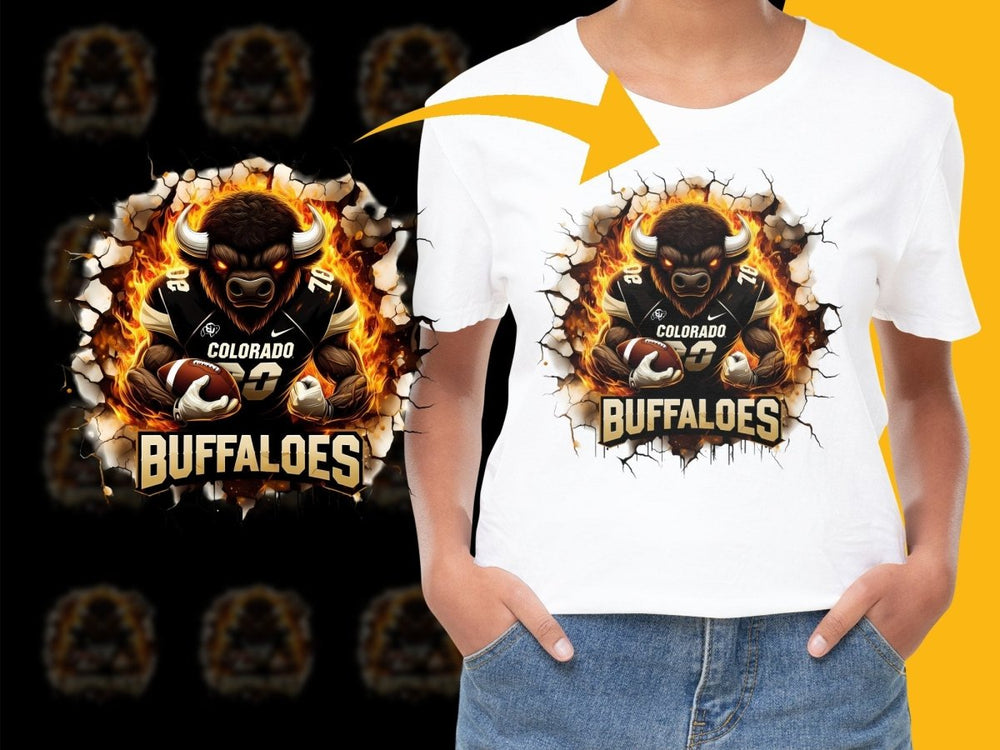 Fearsome Buffaloes Football PNG Fileproduct - Teepew