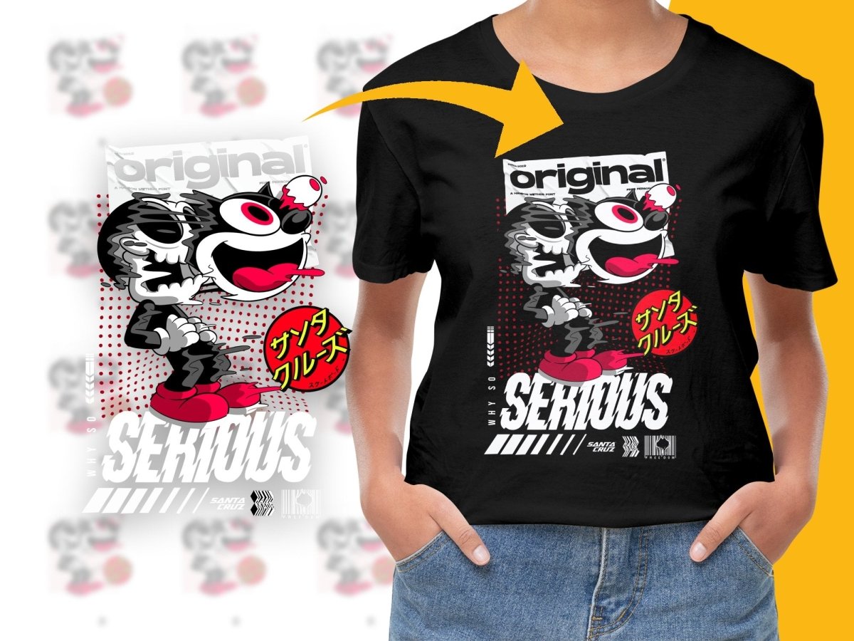 Felix the Cat Distorted Retro Style Graphic PNG File - Teepew