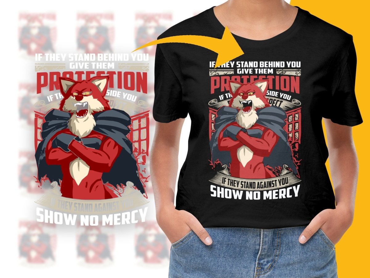 Ferocia Protection If They Stand Against You PNG File - Teepew