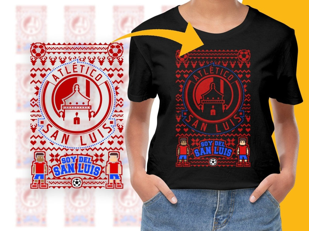 Festive Atlético San Luis Christmas Themed PNG File - Teepew