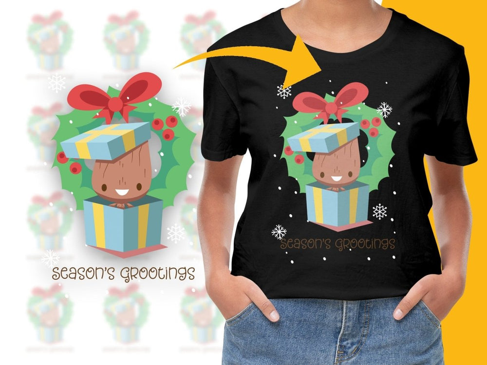 Festive Baby Groot Merry Christmas Graphic PNG File - Teepew
