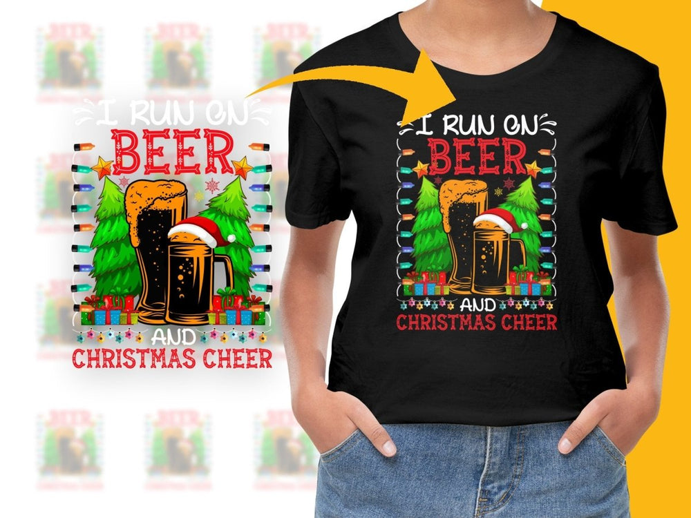 Festive Beer Christmas Cheer Graphic Holiday PNG File - Teepew