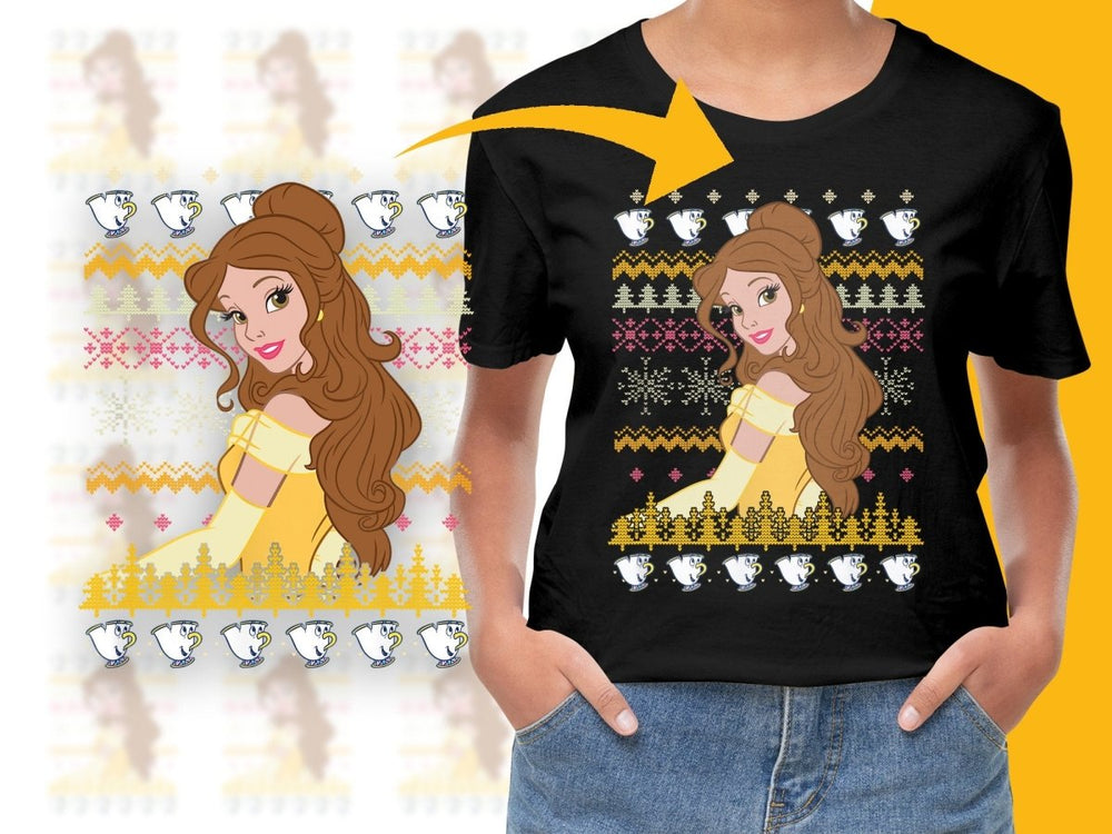Festive Belle And Chip Christmas Design PNG File - Teepew