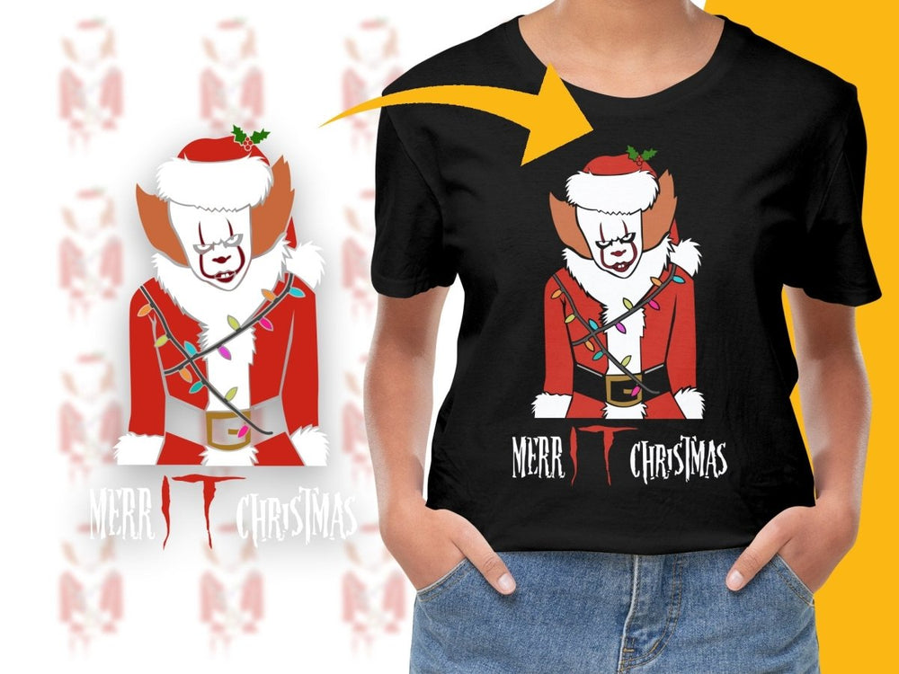 Festive Christmas Design PNG File with Yeti Character - Teepew