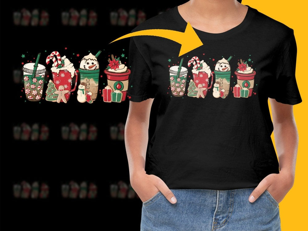 Festive Christmas Drinks and Treats Graphics PNG File - Teepew