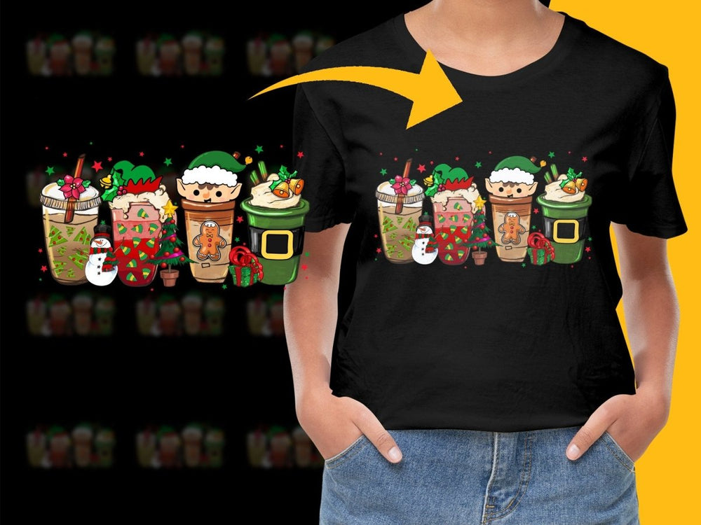 Festive Christmas Elf Santa Gingerbread Holiday PNG File - Teepew