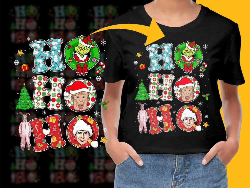 Festive Christmas Grinch Home Alone Bunny Ralphie PNG File - Teepew