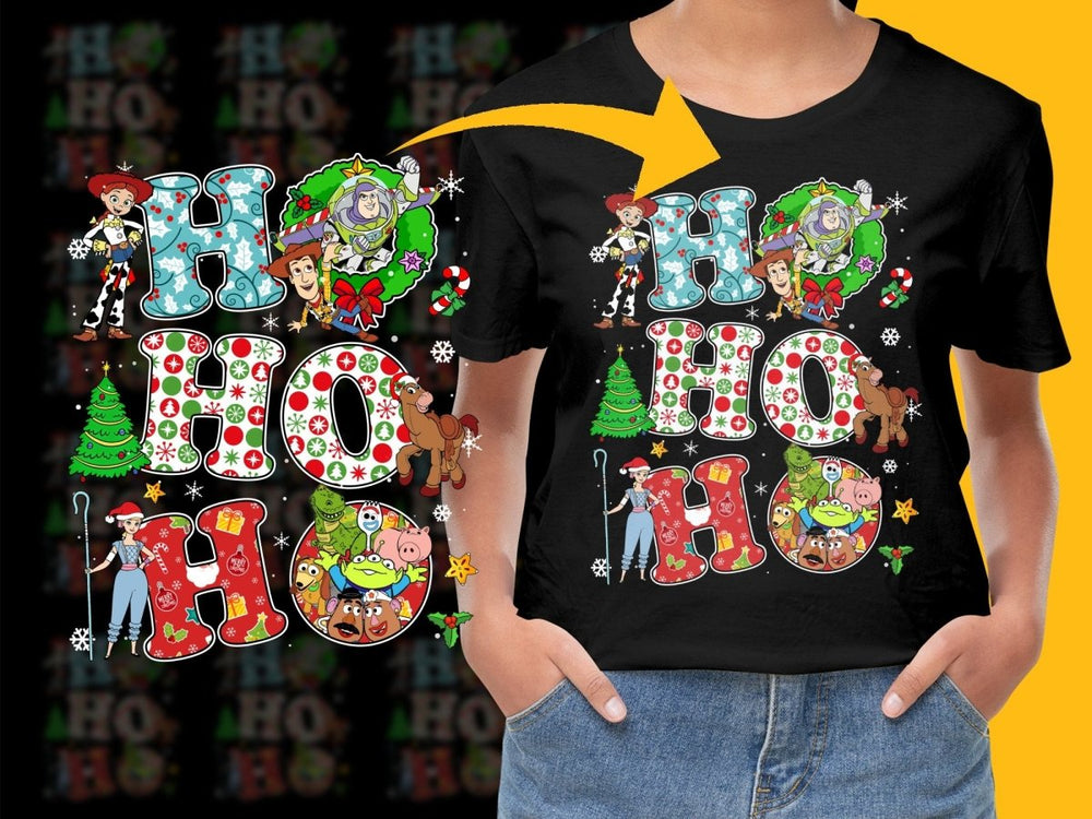 Festive Christmas HO HO HO Character Themed PNG File - Teepew