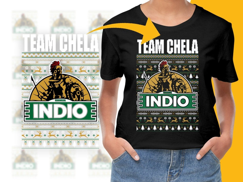 Festive Christmas Indio Warrior Ugly Christmas PNG File - Teepew
