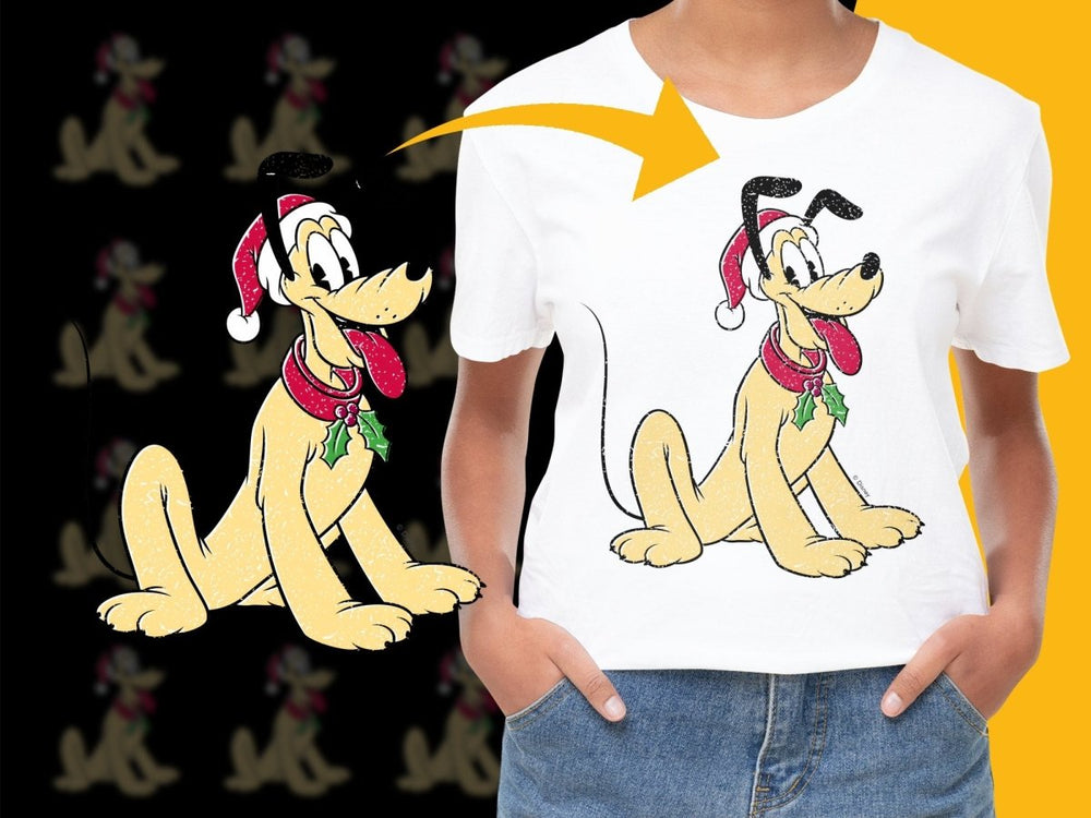 Festive Christmas Pluto Dog Design Holiday PNG File - Teepew