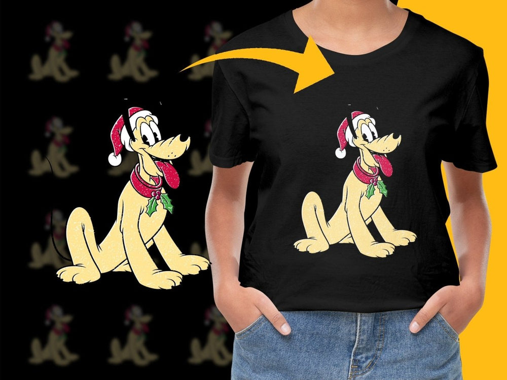Festive Christmas Pluto PNG File for the Holiday Season - Teepew