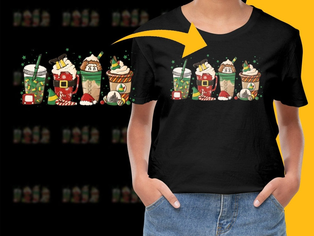 Festive Christmas PNG File Inspired by Beloved Characters - Teepew