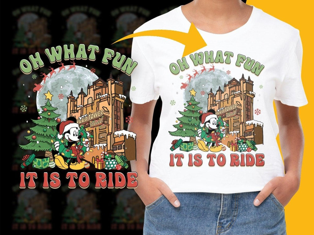 Festive Christmas Ride Graphic Classic Fit PNG File - Teepew