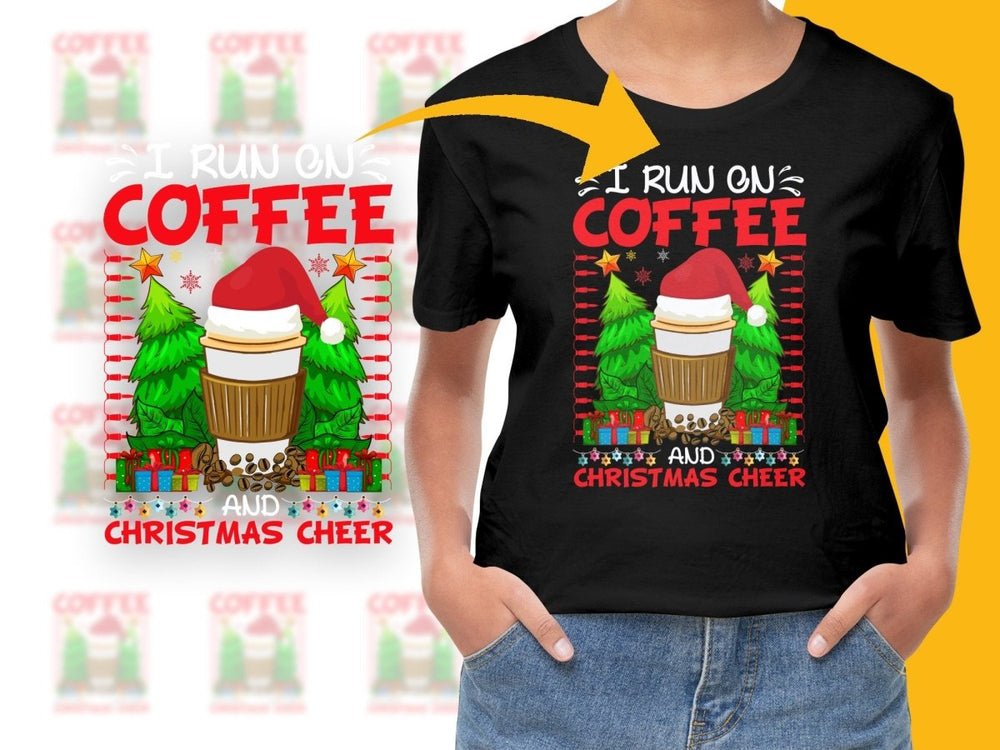 Festive COFFEE Christmas Cheer PNG File for Holidays - Teepew