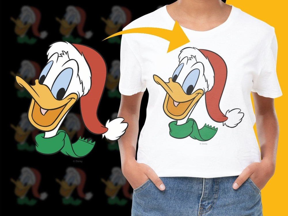 Festive Donald Duck Christmas Cartoon PNG File - Teepew