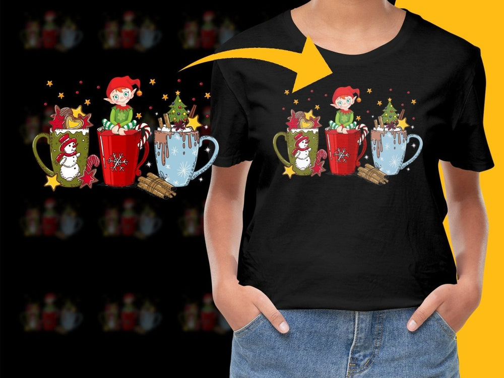 Festive Elf Christmas Design Vibrant Holiday PNG File - Teepew