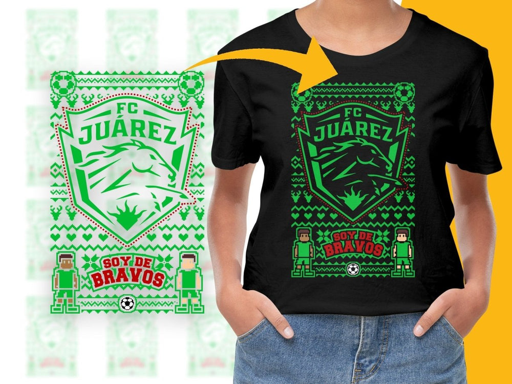 Festive FC Juarez Christmas Soy de Bravos PNG File - Teepew