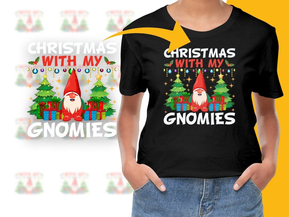 Festive Gnome With My Christmas PNG File - Teepew