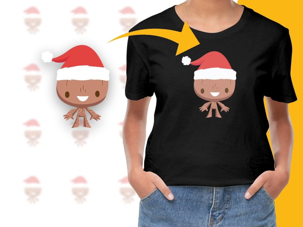 Festive Groot with Christmas Hat Digital product - Teepew