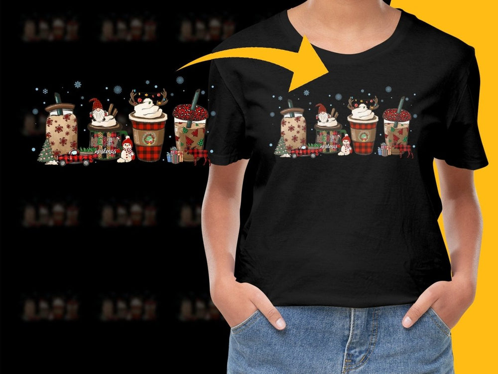 Festive Holiday Hot Drinks Christmas Themed PNG File - Teepew