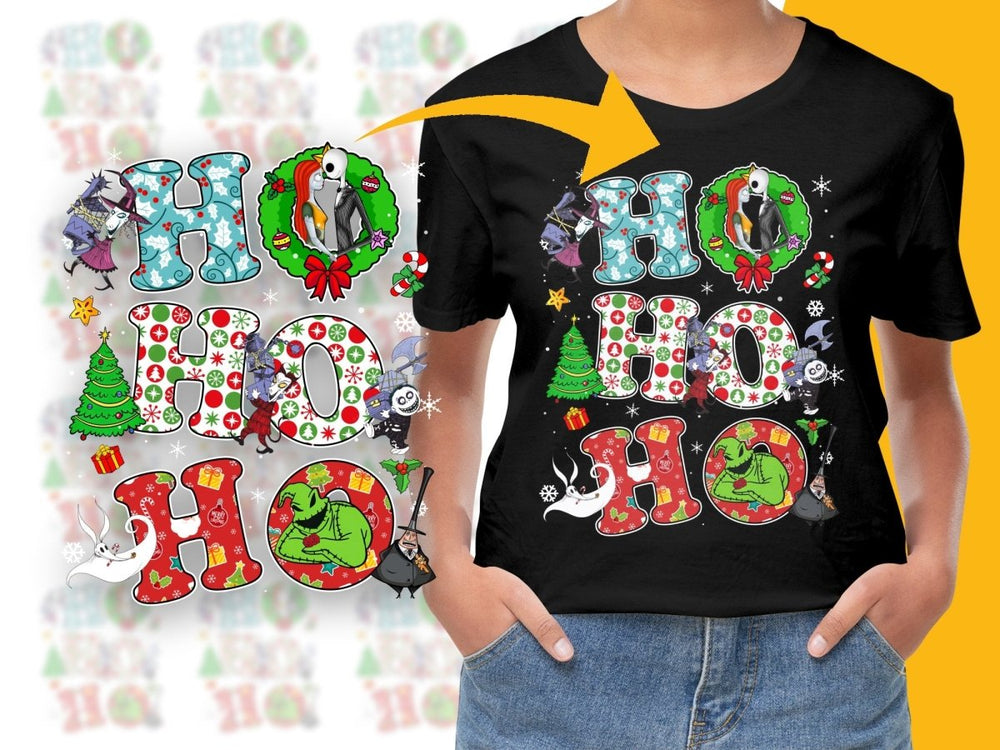 Festive 'Nightmare Before Christmas' Character PNG File - Teepew