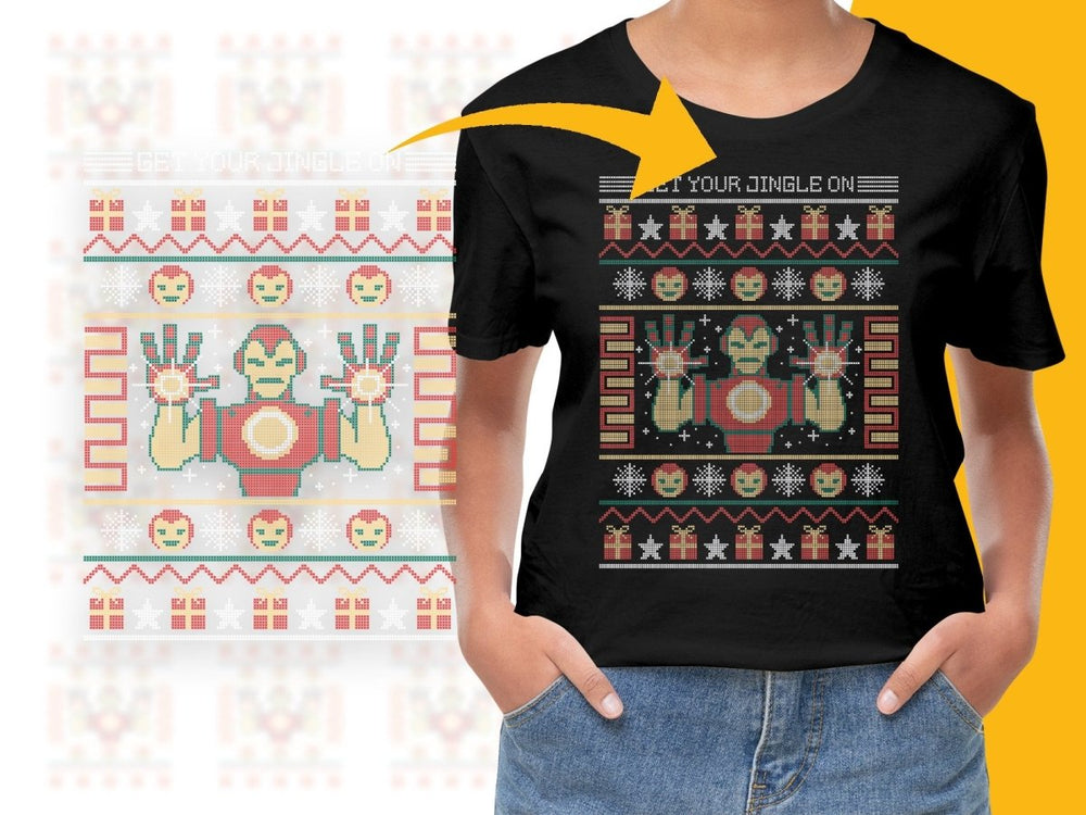 Festive Robot Character Christmas Theme PNG File - Teepew