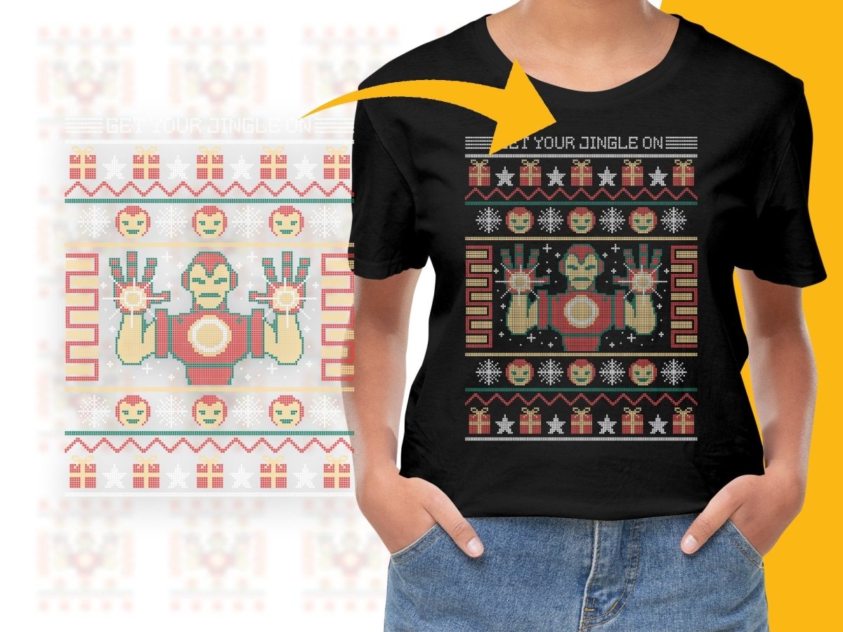 Festive Robot Character Christmas Theme PNG File - Teepew