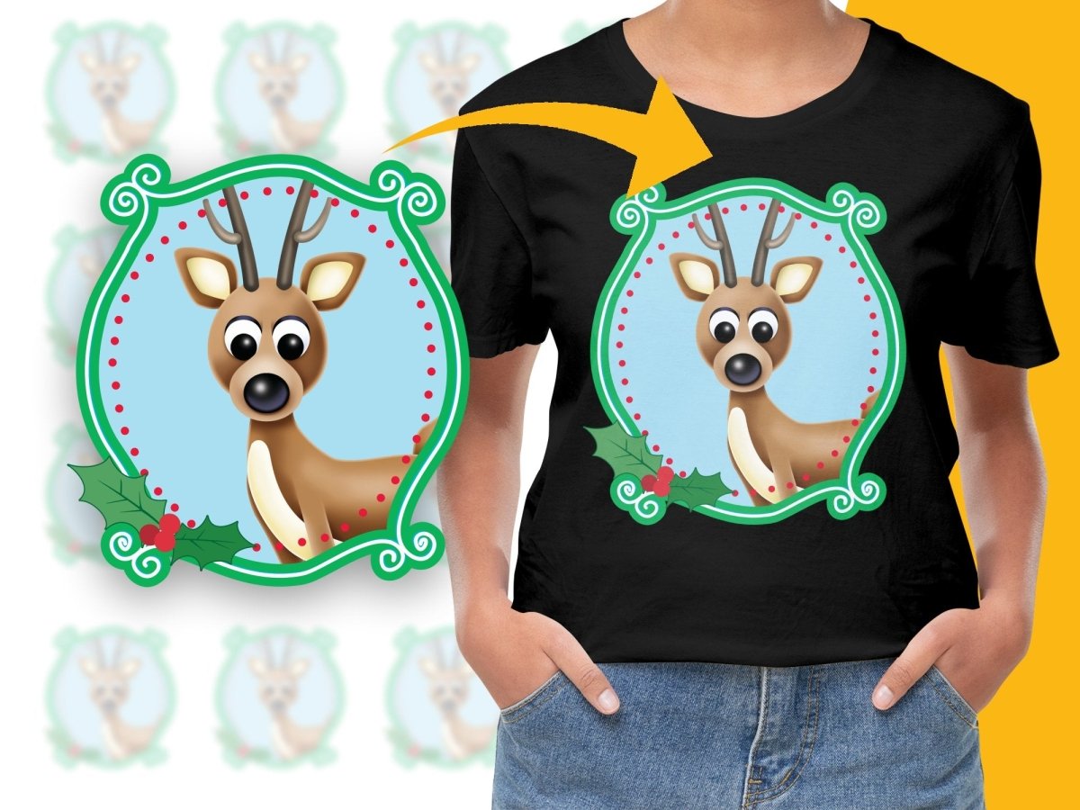 Festive Rudolph Christmas Theme PNG File for Holidays - Teepew