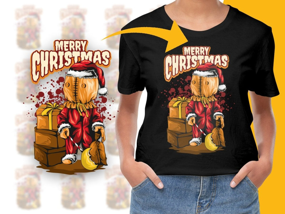 Festive Sam from Trick r Treat Christmas PNG File - Teepew