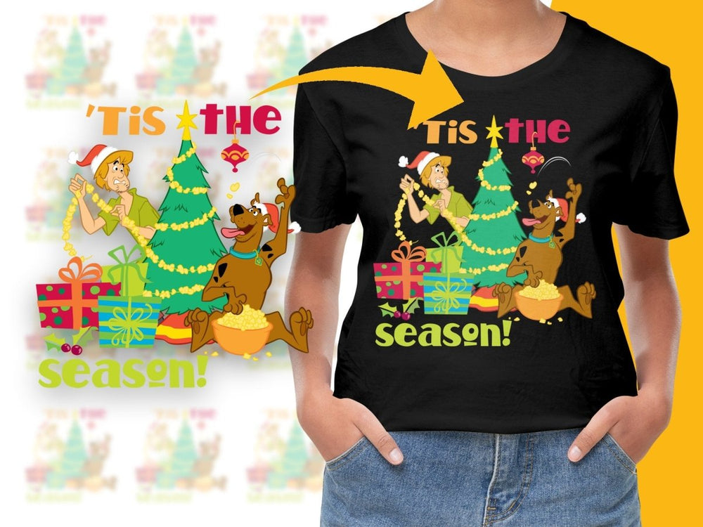 Festive Scooby - Doo and Shaggy Christmas PNG File - Teepew