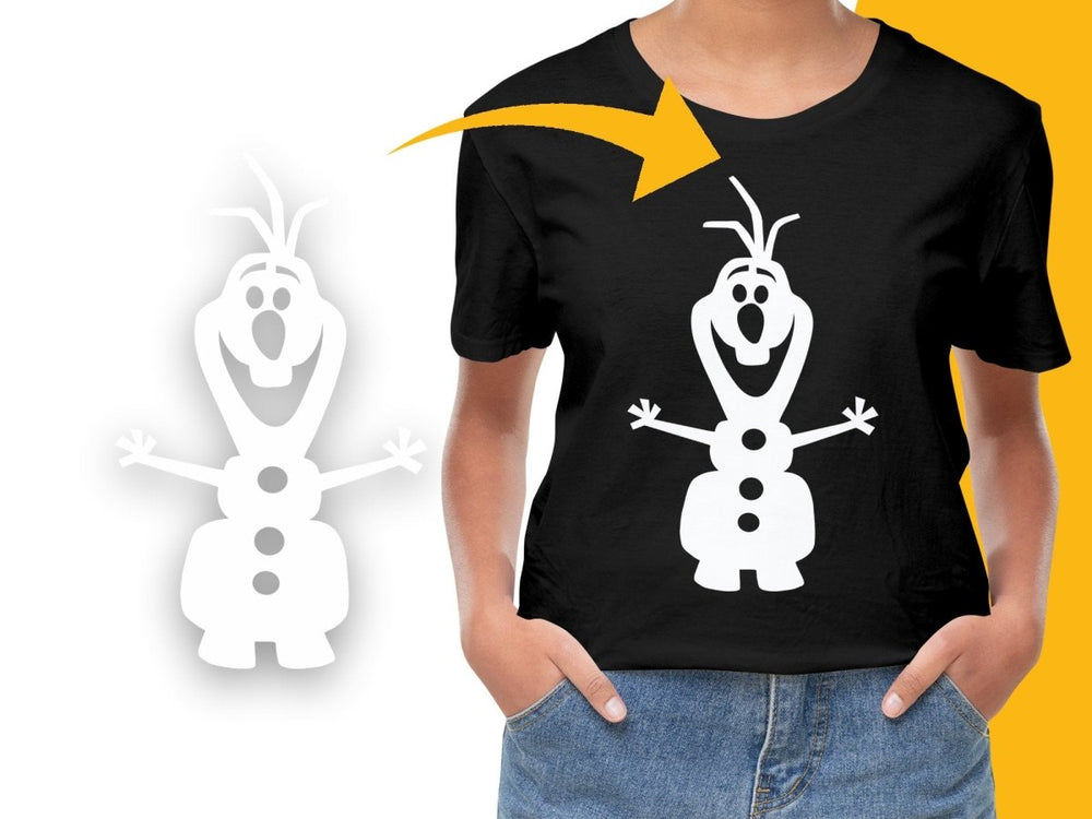 Festive Snowman Olaf Christmas Graphic PNG File - Teepew