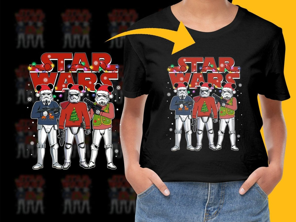Festive Star Wars Stormtroopers Christmas PNG File - Teepew