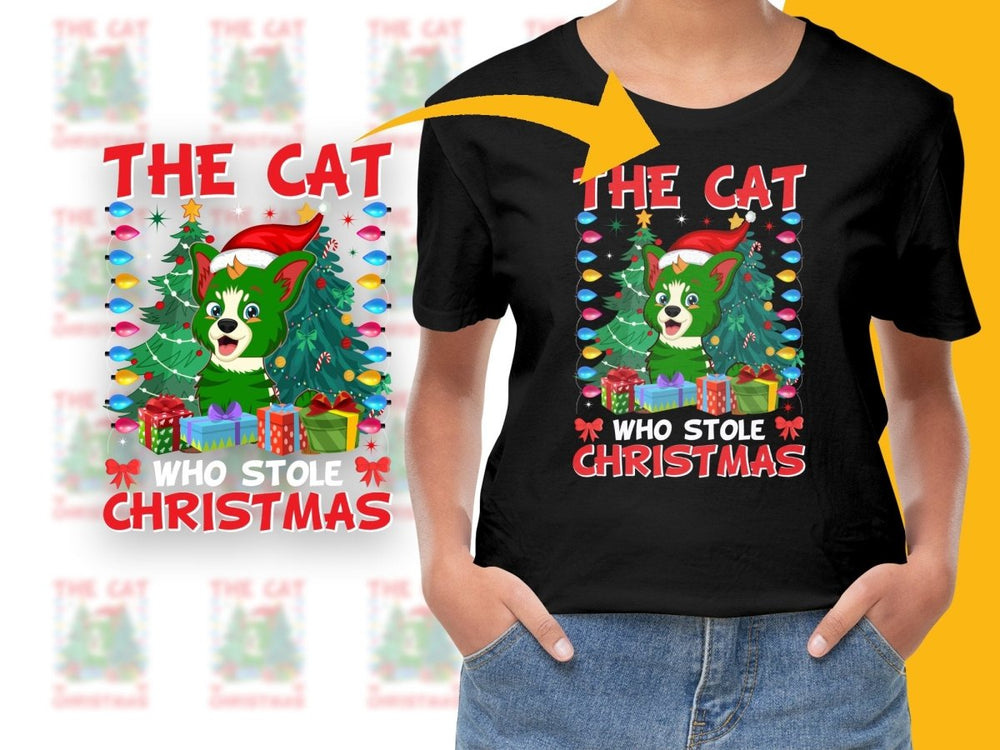 Festive The Cat Christmas Graphic PNG File - Teepew