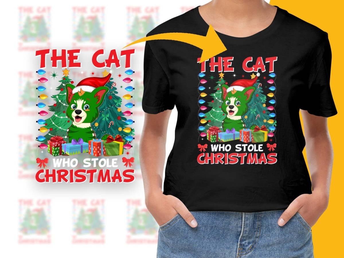 Festive The Cat Christmas Graphic PNG File - Teepew