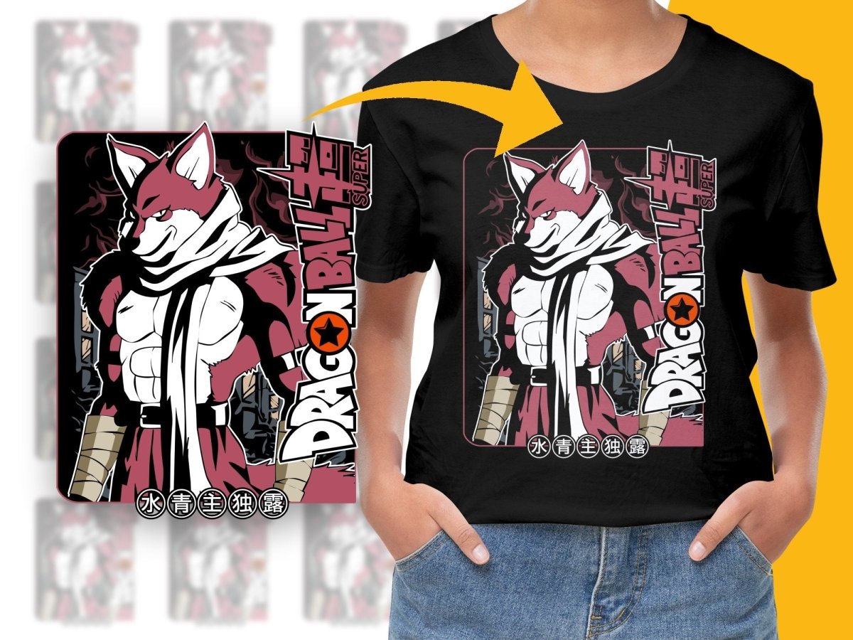 Fierce Dragonball Super Wolf Character PNG File - Teepew