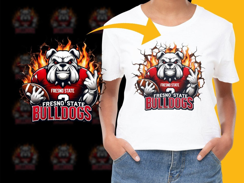 Fierce Fresno State Bulldogs Team Spirit work PNG File - Teepew