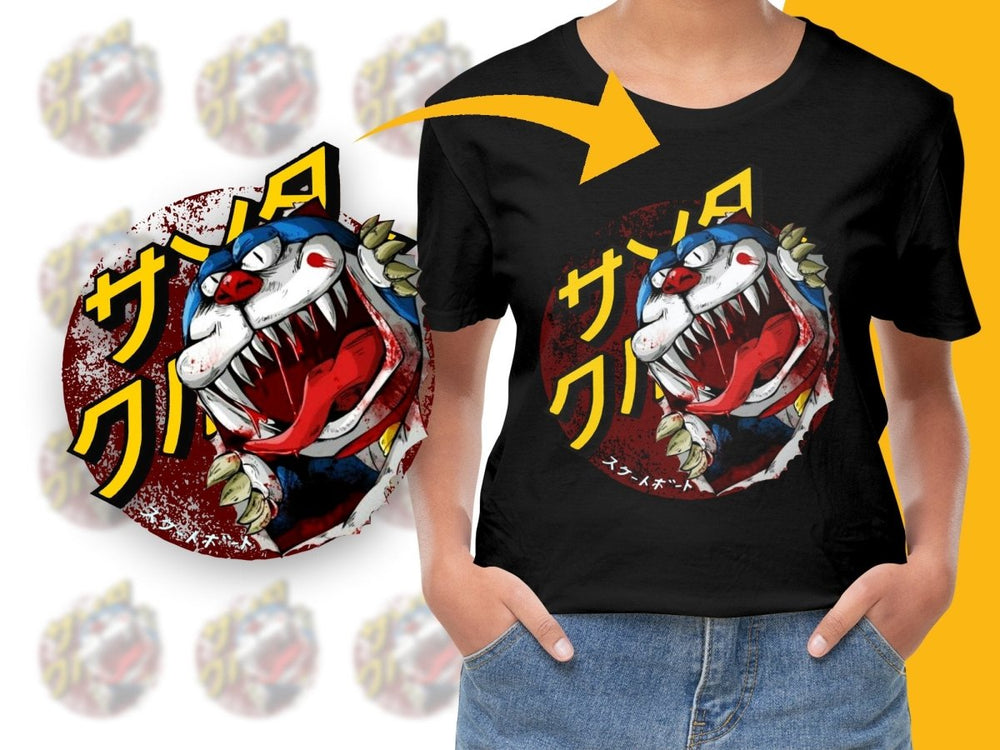 Fierce Look of Doraemon Graphic PNG File - Teepew