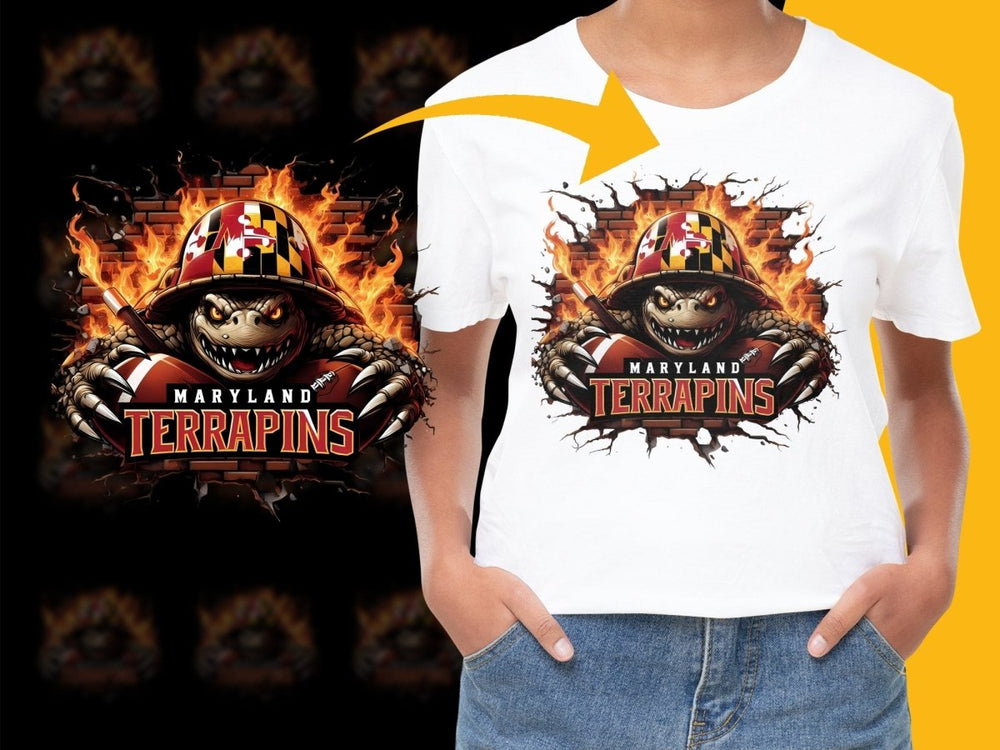 Fierce Maryland Terrapins PNG FileSports Poster PNG File - Teepew