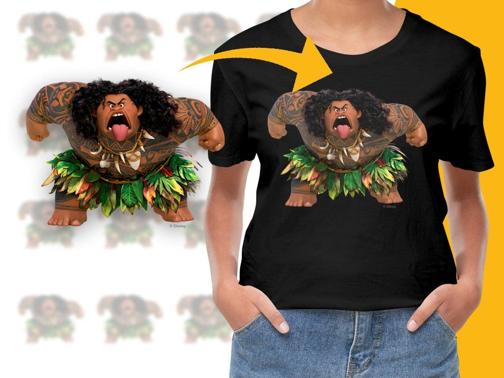 Fierce Maui Disney Polynesian Warrior PNG File - Teepew