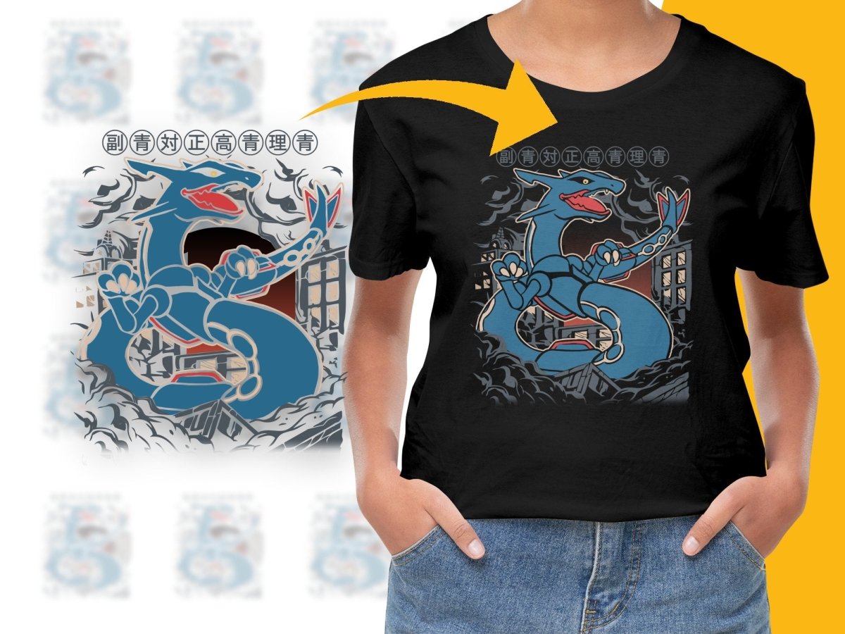 Fierce Rayquaza Urban Style Graphic PNG File - Teepew
