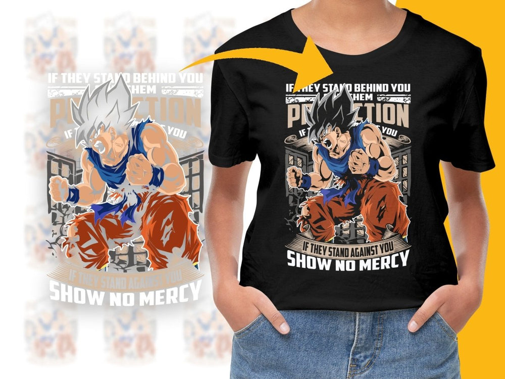 Fierce Super Saiyan Battle Stance Anime Art PNG File - Teepew
