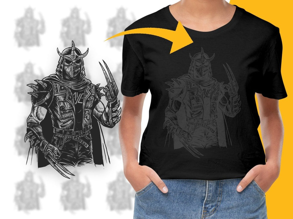 Fierce Warrior Comic Style PNG File - Teepew