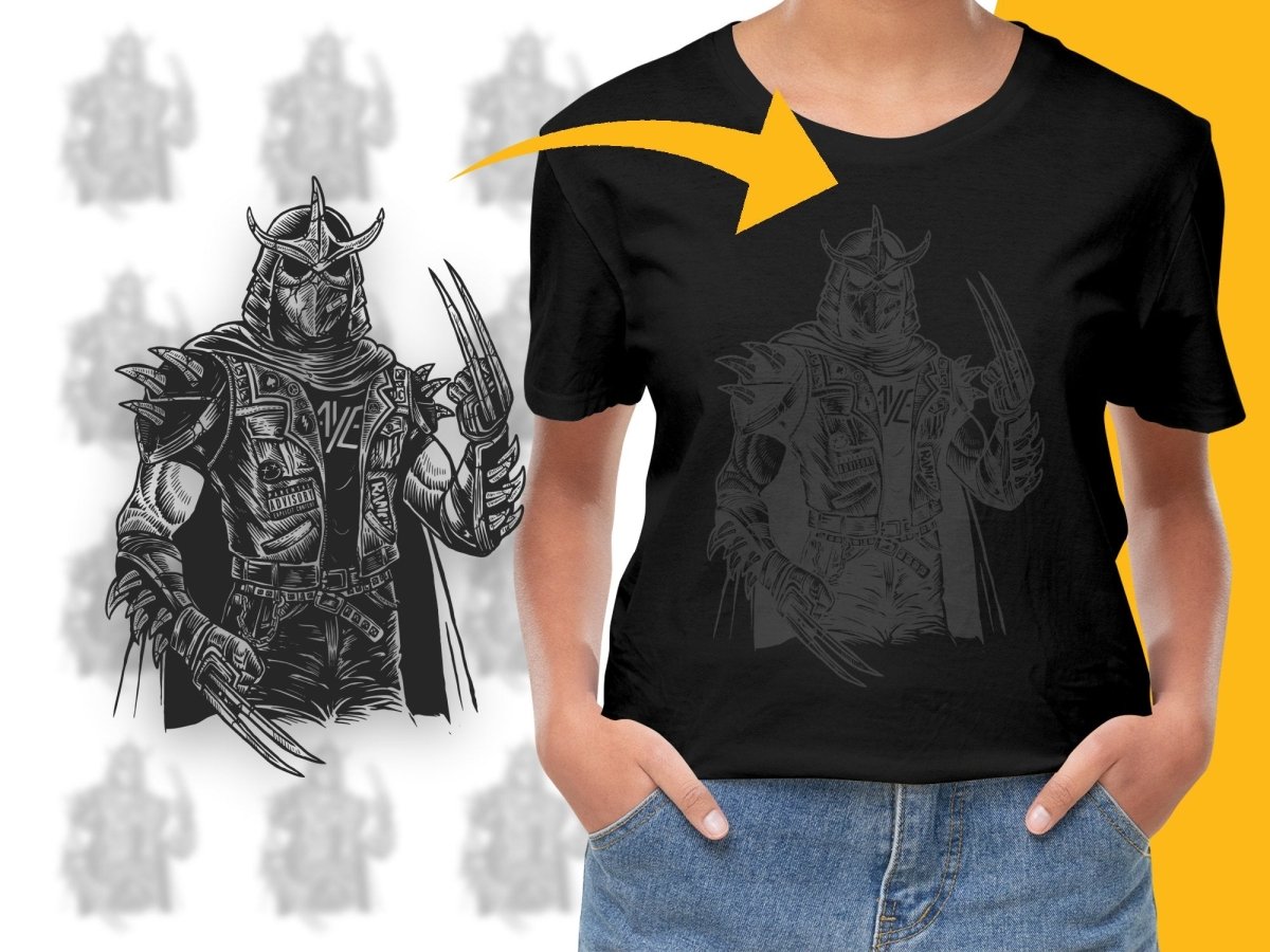 Fierce Warrior Comic Style PNG File - Teepew